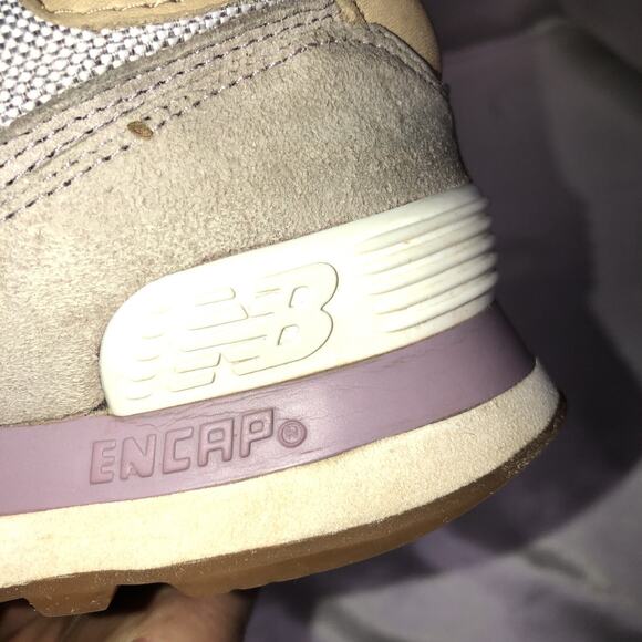 New Balance 574 Encap Shoes Light Purple Womens Size 8.5 - Picture 7 of 9